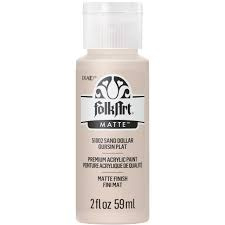 Folkart Acrylic Matte Sand Dollar 2 fl oz (51002) - PAKKETPOST!!!