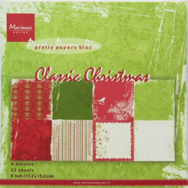 PK9113 Paperpad Classic Christmas - Marianne Design