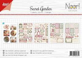 6011-0414 Paperset A4 Secret Garden - Joy Crafts