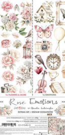 CC-C73-RE-13 Craft O Clock Extras Set Mix 15x30 cm Rose Emotions