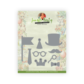 YCD10308 Snij- en embosmal Jugle Accessoires- Jungle Party  - Yvonne Creations