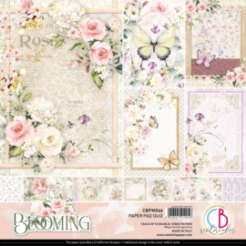 CBPM066 BLOOMING PAPER PAD 12"X12" 12/PKG - PAKKETPOST!