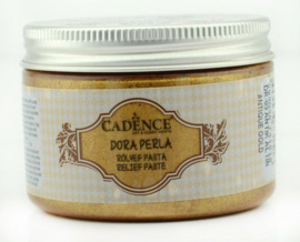 Dora Perla Relief Pasta Antique Gold 150ml - Cadence  - PAKKETPOST !!!