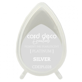 CDEIPL028 Card Deco Essentials Pigment Ink Pearlescent Silver