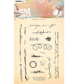 JMA-WYS-STAMP211 - Script & stitches Write Your Story nr.211