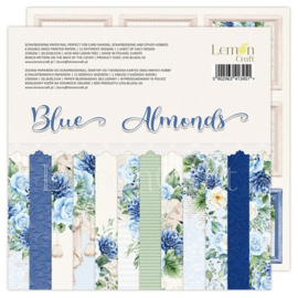 Lemoncraft - Paperpad - 30 x 30 cm - Blue Almonds - PAKKETPOST!