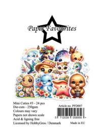 PFD007 Paper Favourites Die-Cuts Mini Cuties 3