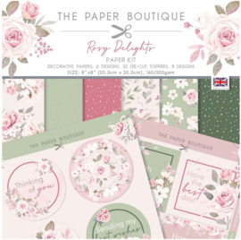 PB1736 - Paperkit 20.3 x 20.3 - Rosy Delights - The Paper Boutique