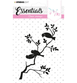 SL-ES-STAMP234 - Silhouette birds branch Essentials nr.234