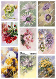 GH3062 Vintage vel - Bloemen - Gerda's Hobbyshop