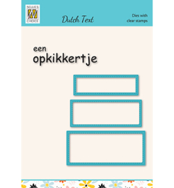 HDCS037 - Set with Dutch text: Een opkikkertje