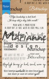 CS1012 Clearstamp Beterschap NL - Marianne Design