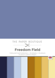 Freedom Field A4 Coloured Card Collection PB2014 - 24 vellen