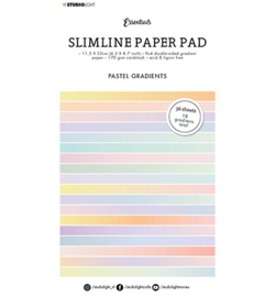 SL-ES-PP30 - SL Paper Pad Double sided Gradient Pastel Slimline Essentials nr.30