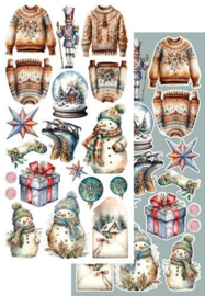 Art Alchemy - Extra's to Cut Out set - In Frosty Colors - Winter