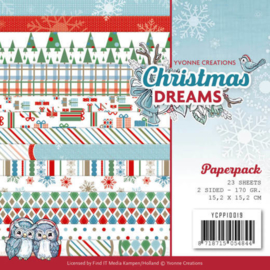 YCPP10019 Paperpad - Christmas Dreams - Yvonne Creations