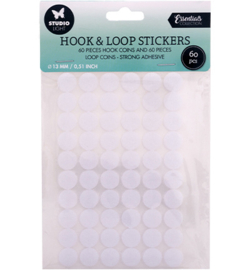 SL-ES-HLOOP02 - 13mm HOOK & LOOP stickers Round Essential Tools nr.02