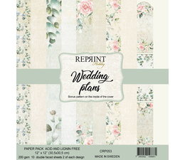 Reprint Wedding Plans 12x12 Inch Paper Pack (CRP053) - Pakketpost!