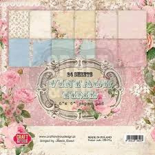 Paperpad 15,2 x 15,2 cm - Vintage Time - Craft & You