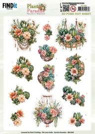 SB11024 3D Push out Sheet - Berries Beauties - Plant Paradise - Hanging Baskets