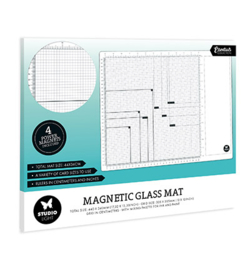 SL-ES-MGM01 - Magnetic Glass Mat 4 magnets included Essentials nr.01 - PAKKETPOST!