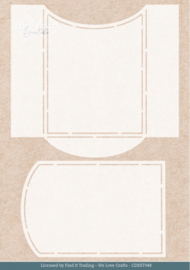 CDEST048 Stencil - Card Deco Essentials - Mystic Winter Pocket - A5