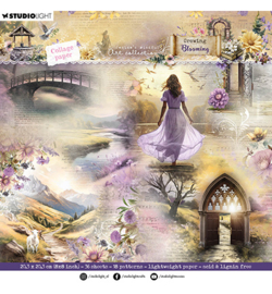 JMA-GB-DPP319 - Designer Paper Pad Collage paper Growing & Blooming nr.319