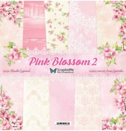 Scrap And Me - Pink Blossom - Paperpad 30.5 x 30.5 cm - PAKKETPOST!