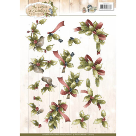 CD10904 Knipvel A4 - The Nature Christmas - Marieke Design