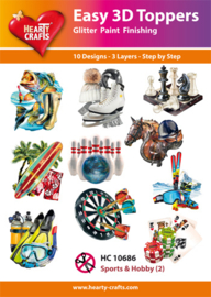 HC 10686 - Sports & Hobby (2) - 3D Toppers