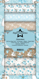 PFS023 Dixi Slimline PaperPack 10x21 cm Snowmen