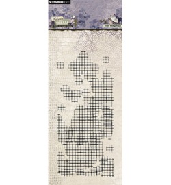 HE-ND-STAMP720 - Grid background Nature's Dream 2 nr.720