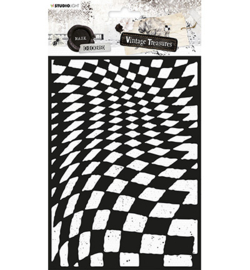SL-VT-MASK117 - Checkered Vintage Treasures nr.117