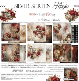 CC-F43-SSM-00 Paper Pack 30x30 cm Silver Screen Magic - PAKKETPOST!!