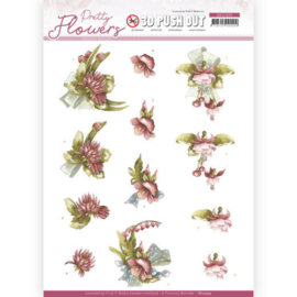SB10499 Stansvel A4 - Pretty Flowers - Marieke Design