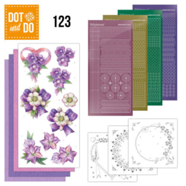 Dot en Do nr. 123 - Bloemen paars