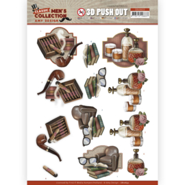 SB10633  3D Push Out - Classic men's Collection - Amy Design