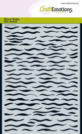 185070/1266 CraftEmotions Mask stencil - golven A5