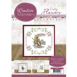 CB10020 Creative Embrodery - Pretty Flowers - Marieke Design