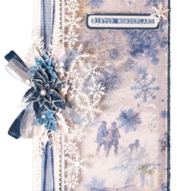 JMA-VC-CD719 - Snowflake & Poinsettia Vintage Christmas nr.719