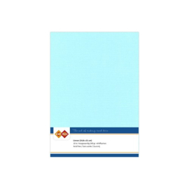 28 Lichtblauw - Linnen Karton A5 - 10 stuks - 240 gram - Card Deco