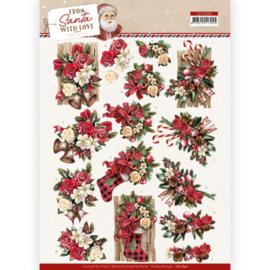 CD11840 3D Cutting Sheet - Amy Design - From Santa with Love - Red Bow