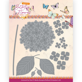 JAD10147 Snij- en embosmal - Perfect Butterfly Flowers - Jeanine's Art