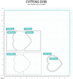 SL-ES-CD449 - Heart card shape Essentials nr.449