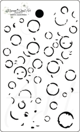 Maremi's Tag Stencil 'BUBBLES'