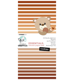 CCL-ES-UPP291 - Unicolor Paper Pad Cookies Essentials nr.291