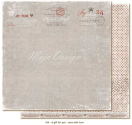 704 Scrappapier dubbelzijdig - A Gift for You - Maja Design