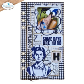 CSD356 Elizabeth Craft Design - Planner Essentials - Favorite Humans - Stamp & Die Set - Frida at Home