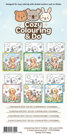 FITCCS10006 Findit Color - Cozy Colouring Cards Set - Buddy The Puppy - Outside Adventures