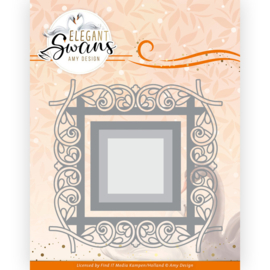 ADD10269 Snij- en embosmal - Elegant Swans - Amy Design